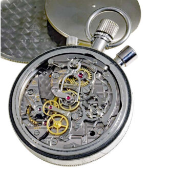 Swiss split-seconds chronograph for sport timing Circa 1965