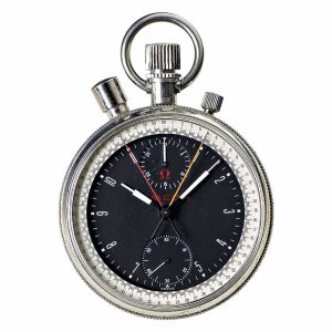 Swiss split-seconds chronograph for sports timing Circa 1965
