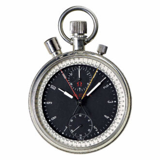 Swiss split-seconds chronograph for sports timing Circa 1965
