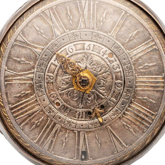 Italian silver Bassine-type pocket watch with alarm Circa 1720 Italian silver Bassine-type pocket watch with alarm Circa 1720