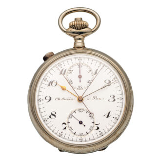 Swiss split seconds chronograph with minute recorder Circa 1910