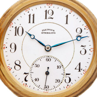American 14K yellow gold full hunter pocket watch Circa 1921