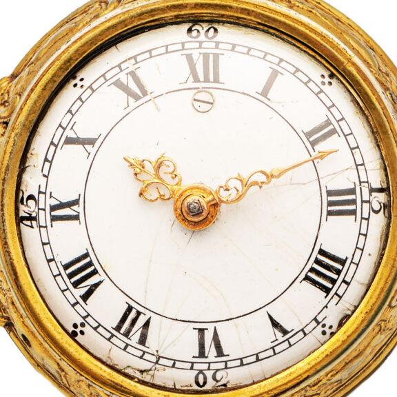 German gilded silver pair-cased repeating verge pocket watch Circa 1760 German gilded silver pair-cased repeating verge pocket watch Circa 1760v