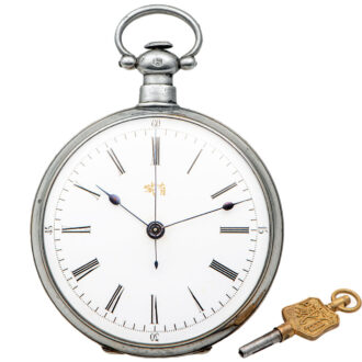 Swiss silver watch made for the Chinese market Circa 1890