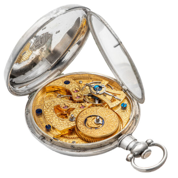 Swiss silver watch made for the Chinese market Circa 1890 Swiss silver watch made for the Chinese market Circa 1890