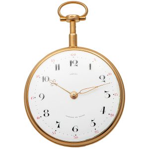 French extremely rare gold repeating cylinder watch Circa 1789