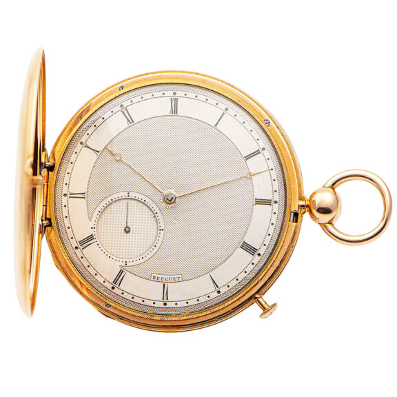 French 18K gold quarter repeating pocket watch Circa 1935