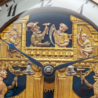 French gold quarter repeating automaton pocket watch Circa 1810
