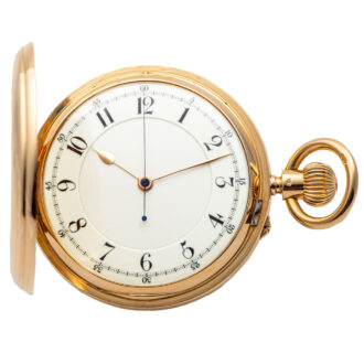 English one-minute tourbillon with centre seconds Circa 1902