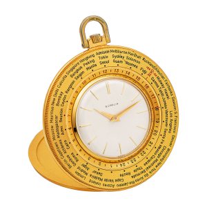 Rare Swiss gold plated World Time dress watch Circa 1960