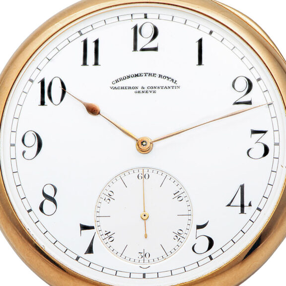 Rare Swiss yellow gold chronomètre Royal lever watch Circa 1910 Rare Swiss yellow gold chronomètre Royal lever watch Circa 1910