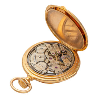 Swiss gold quarter repeating lever pocket watch Circa 1887