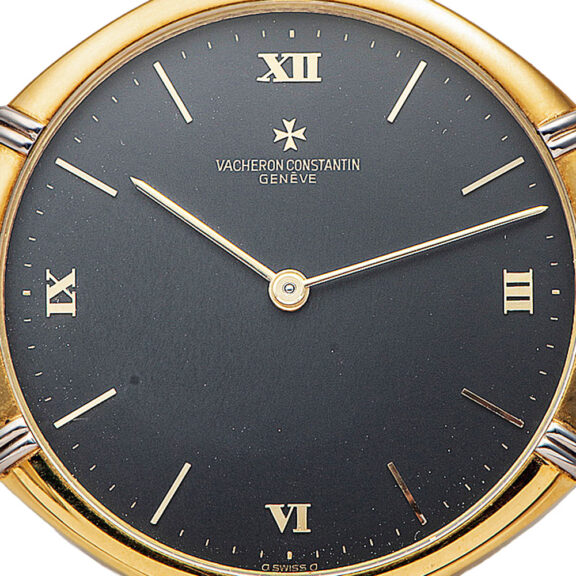 Swiss octagonal white and yellow gold dress watch Circa 1982 Swiss octagonal white and yellow gold dress watch Circa 1982