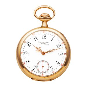 Swiss gold lever pocket watch by Patek Philippe Circa 1910