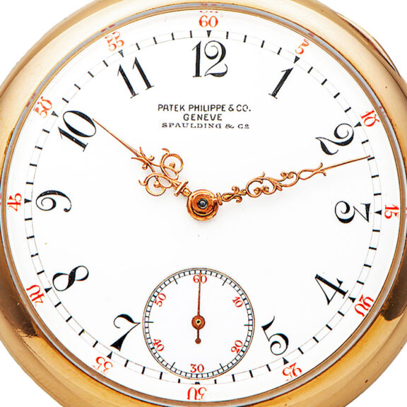 Swiss gold lever pocket watch by Patek Philippe Circa 1910 Swiss gold lever pocket watch by Patek Philippe Circa 1910