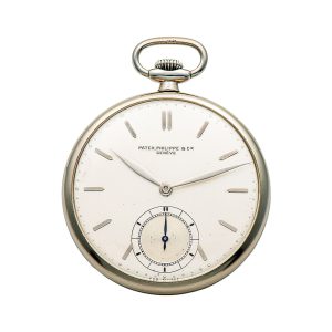 Swiss stainless steel open faced lever pocket watch Circa 1932
