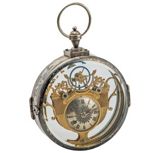 Large Austrian silver key wind verge pocket watch Circa 1900