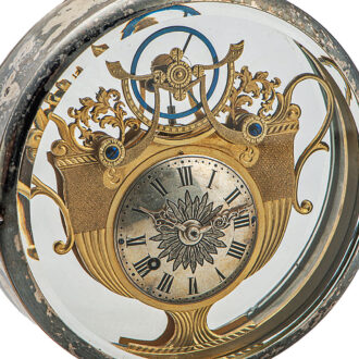 Large Austrian silver key wind verge pocket watch Circa 1900