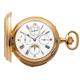 Swiss perpetual calendar with moon phases Circa 1890-1899