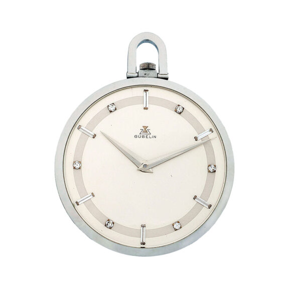 Fine Swiss platinum diamond set pocket watch Circa 1930