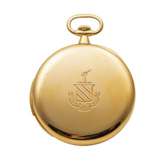 Swiss gold five-minute repeating lever watch Circa 1917