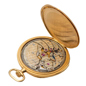 Swiss gold five-minute repeating lever watch Circa 1917