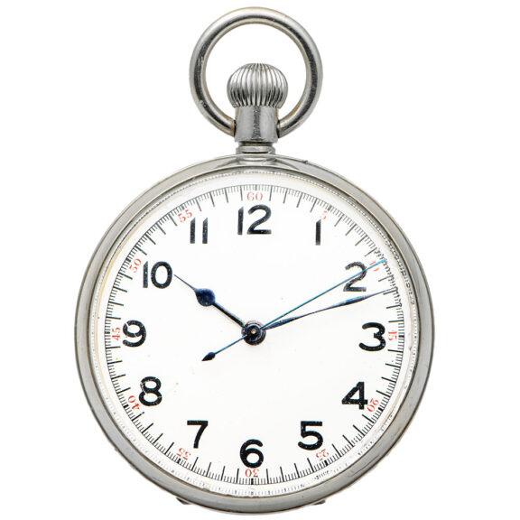 Large French stainless steel deck watch Circa 1942