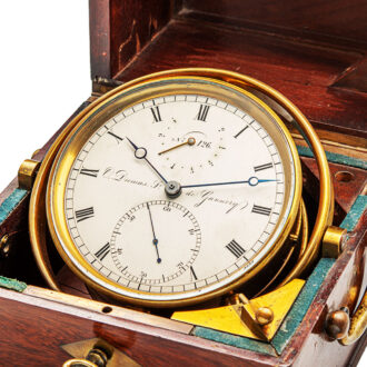 French marine chronometer with power reserve Circa 1851