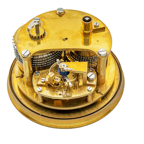 French marine chronometer with power reserve Circa 1851 French marine chronometer with power reserve Circa 1851