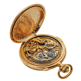 Swiss gold complicated repeating chronograph Circa 1900
