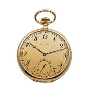 Swiss gold open faced keyless lever watch Circa 1925