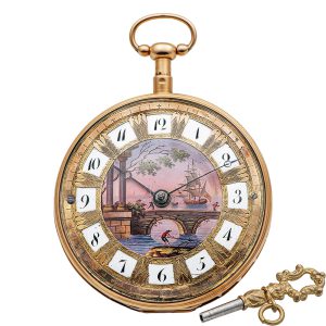 Swiss 18K gold quarter repeating pocket watch Circa 1810