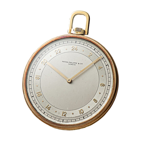 Swiss Art Deco dress watch with three-tone 24-hour dial Circa 1938 Swiss Art Deco dress watch with three-tone 24-hour dial Circa 1938