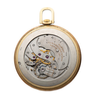 Swiss Art Deco dress watch with three-tone 24-hour dial Circa 1938