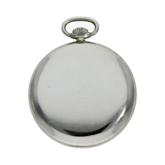 Rare Swiss IWC stainless steel Art Deco pocket watch Circa 1940