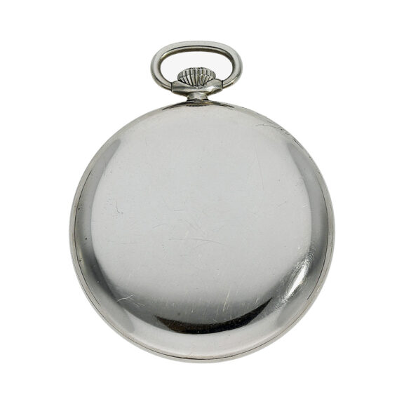 Rare Swiss IWC stainless steel Art Deco pocket watch Circa 1940 Rare Swiss IWC stainless steel Art Deco pocket watch Circa 1940