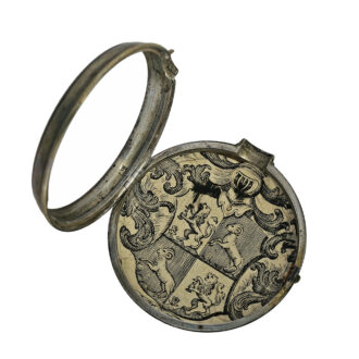 English silver pair-cased observation pocket watch Circa 1810