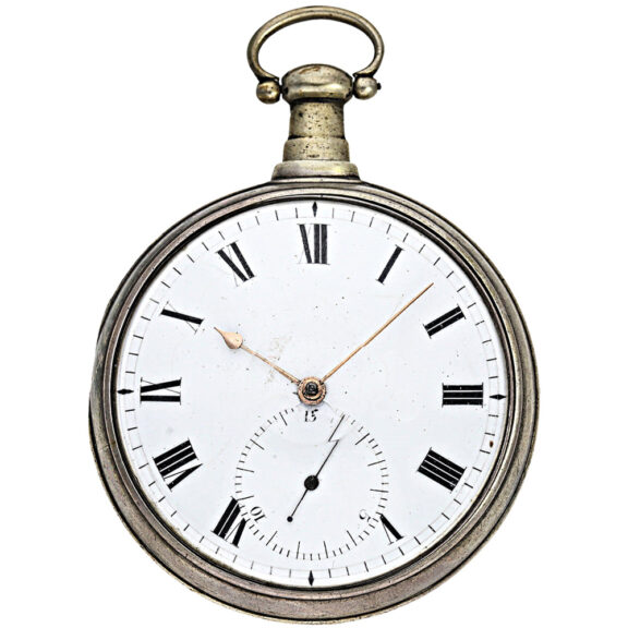 English silver pair-cased observation pocket watch Circa 1810