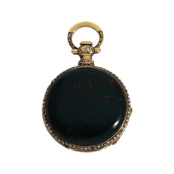 Rare French 18K gold miniature ladies' pendant watch Circa 1830 Rare French 18K gold miniature ladies' pendant watch Circa 1830