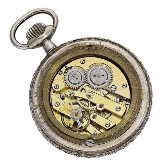 French pocket watch with annual calendar on both sides Circa 1900 French pocket watch with annual calendar on both sides Circa 1900