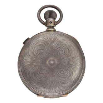 American silver hunting cased watch with chronograph Circa 1856