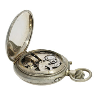 Swiss split-seconds chronograph pocket watch Circa 1916