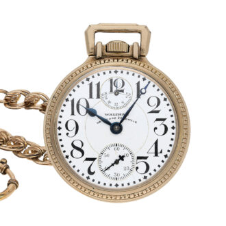 American sought-after railroader's watch with power reserve Circa 1928