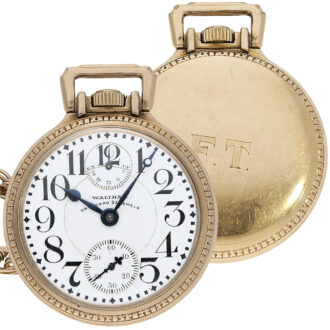American sought-after railroader's watch with power reserve Circa 1928