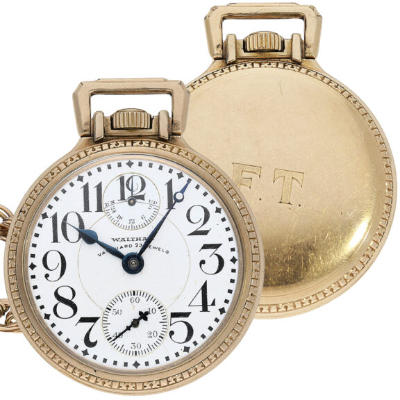 American sought-after railroader's watch with power reserve Circa 1928