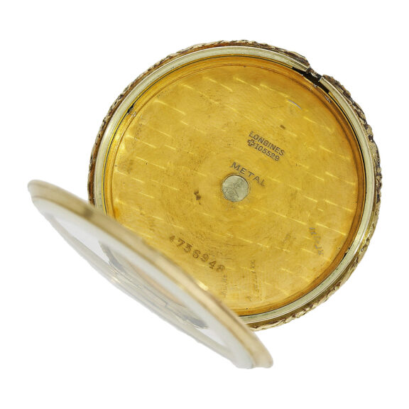 Swiss 14K gold open faced Art Deco dress watch Circa 1928 Swiss 14K gold open faced Art Deco dress watch Circa 1928