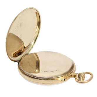 Swiss gold open faced Lepine pocket watch Circa 1922