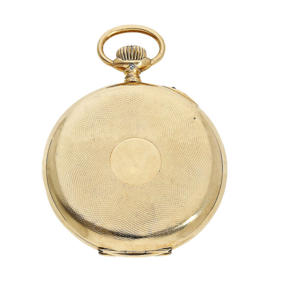 Swiss gold open faced Lepine pocket watch Circa 1922 Swiss gold open faced Lepine pocket watch Circa 1922