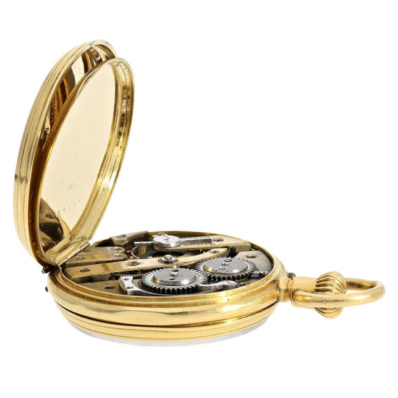 Swiss anchor chronometer with early crown winding Circa 1865 Swiss anchor chronometer with early crown winding Circa 1865