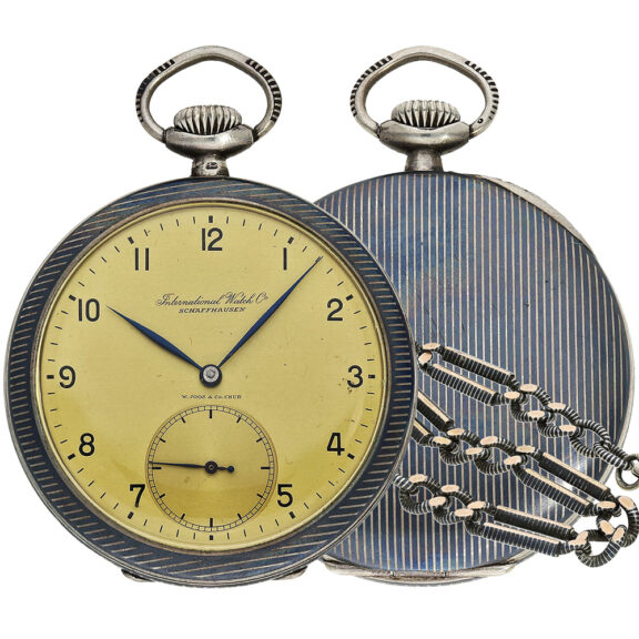 Extremely rare Swiss Tula decorated pocket watch Circa 1941